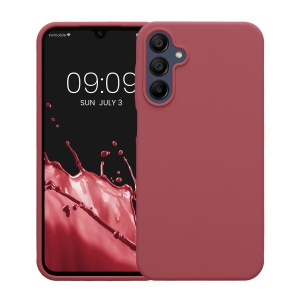 Husa Kwmobile pentru Samsung Galaxy A15 5G, Roz inchis, Silicon, KWM000021MF011C - Img 2