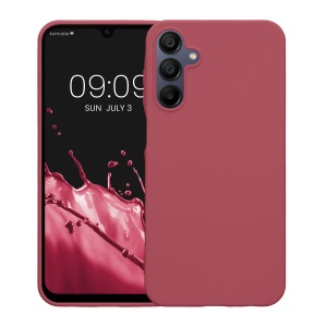 Husa Kwmobile pentru Samsung Galaxy A15 5G, Roz inchis, Silicon, KWM000021MH007C - Img 2