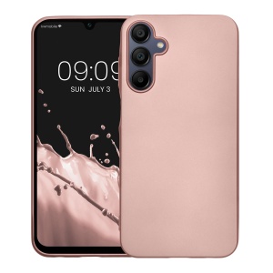 Husa Kwmobile pentru Samsung Galaxy A15 5G, Roz, Silicon, KWM000021MJ001C - Img 2