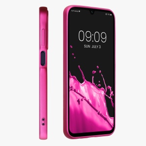 Husa Kwmobile pentru Samsung Galaxy A15 5G, Roz, Silicon, KWM000021MJ007C - Img 4