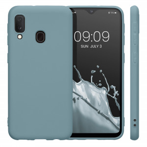 Husa Kwmobile pentru Samsung Galaxy A20e, Silicon, Verde, 48738.207 - Img 2