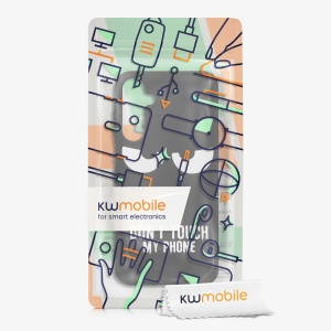 Husa Kwmobile pentru Samsung Galaxy A25, Negru/Alb, Silicon, KWM000021QB001C - Img 7