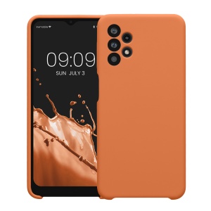 Husa Kwmobile pentru Samsung Galaxy A32 5G, Portocaliu, Silicon, KWM000012IW046C - Img 2
