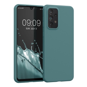 Husa Kwmobile pentru Samsung Galaxy A33 5G, Verde deschis, Silicon, KWM000015FQ011C - Img 1