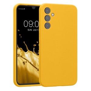Husa Kwmobile pentru Samsung Galaxy A34 5G, Galben, Silicon, 60807.165 - Img 1