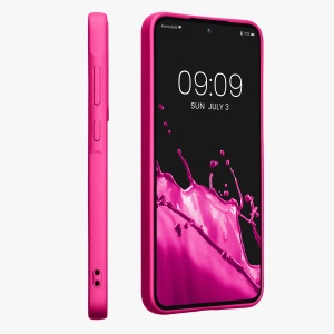 Husa Kwmobile pentru Samsung Galaxy A35, Roz, Silicon, KWM000021PC007C - Img 4