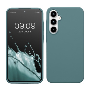 Husa Kwmobile pentru Samsung Galaxy A35, Verde deschis, Silicon, KWM000021PA017C - Img 1