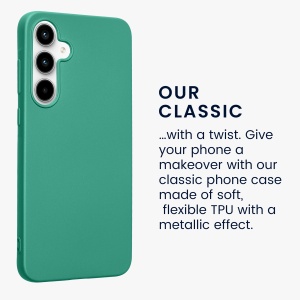 Husa Kwmobile pentru Samsung Galaxy A35, Verde, Silicon, KWM000021PC004C - Img 3