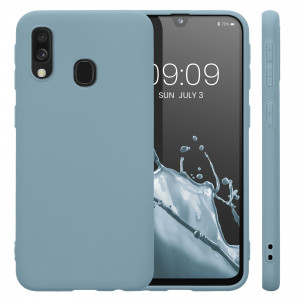 Husa Kwmobile pentru Samsung Galaxy A40, Silicon, Verde, 48547.207 - Img 2