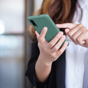 Husa kwmobile pentru Samsung Galaxy A50, Silicon, Verde, 48715.207 - Img 8