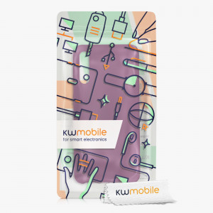 Husa Kwmobile pentru Samsung Galaxy A50, Silicon, Violet, 48715.187 - Img 7