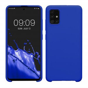 Husa Kwmobile pentru Samsung Galaxy A51, Albastru, Silicon, 51197.134 - Img 1
