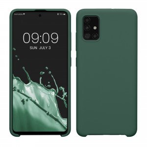 Husa Kwmobile pentru Samsung Galaxy A51, Verde, Silicon, 51197.166 - Img 1