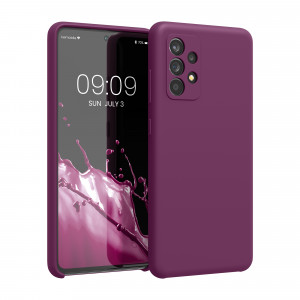 Husa Kwmobile pentru Samsung Galaxy A52/Galaxy A52 5G/Galaxy A52s 5G, Silicon, Violet, 54347.187 - Img 1