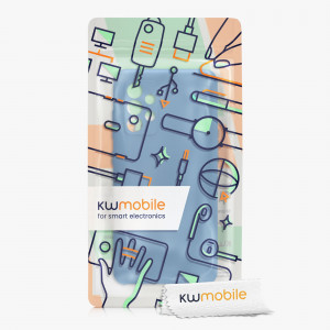 Husa Kwmobile pentru Samsung Galaxy A52/Galaxy A52 5G/Galaxy A52s 5G, Silicon, Albastru, 54347.112 - Img 7