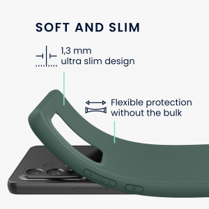 Husa Kwmobile pentru Samsung Galaxy A53 5G, Silicon, Verde, 57808.171 - Img 3
