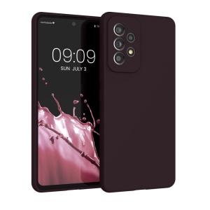 Husa Kwmobile pentru Samsung Galaxy A53 5G, Violet inchis, Silicon, 57835.114 - Img 1
