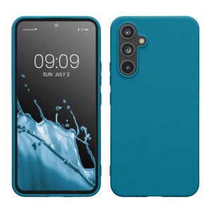 Husa Kwmobile pentru Samsung Galaxy A54 5G, Albastru, Silicon, 60796.224 - Img 1
