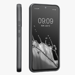 Husa Kwmobile pentru Samsung Galaxy A54 5G, Gri, Silicon, 60797.232 - Img 3
