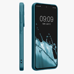 Husa Kwmobile pentru Samsung Galaxy A55 5G, Albastru, Silicon, KWM000021MI010C - Img 3
