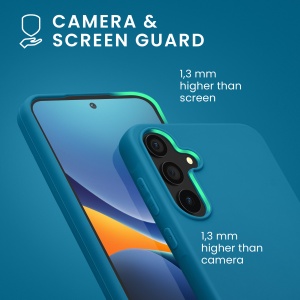 Husa Kwmobile pentru Samsung Galaxy A55, Albastru, Silicon, KWM000021MG014C - Img 6