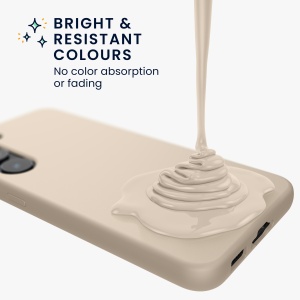 Husa Kwmobile pentru Samsung Galaxy A55, Crem, Silicon, KWM000021ME006C - Img 5