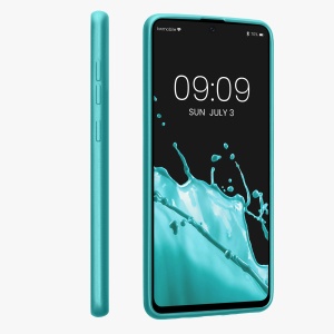 Husa Kwmobile pentru Samsung Galaxy A71, Verde deschis, Silicon, KWM000010ZN016C - Img 4