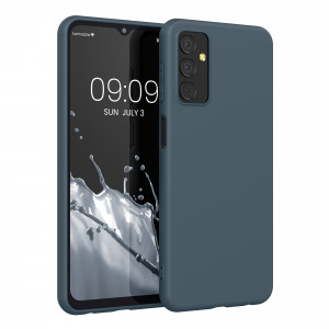 Husa Kwmobile pentru Samsung Galaxy M23 5G, Silicon, Albastru, 57802.202 - Img 1