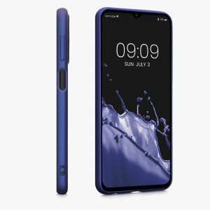 Husa Kwmobile pentru Samsung Galaxy M23 5G, Silicon, Albastru, 57952.64 - Img 5