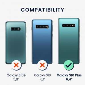 Husa Kwmobile pentru Samsung Galaxy S10 Plus, Galben, Silicon, 49028.165 - Img 6