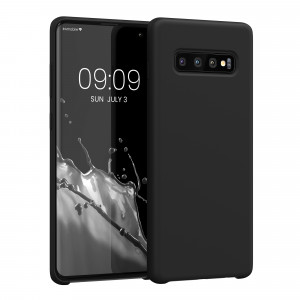 Husa Kwmobile pentru Samsung Galaxy S10 Plus, Silicon, Negru, 49028.01 - Img 1