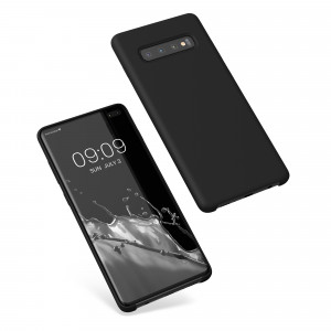 Husa Kwmobile pentru Samsung Galaxy S10 Plus, Silicon, Negru, 49028.01 - Img 2