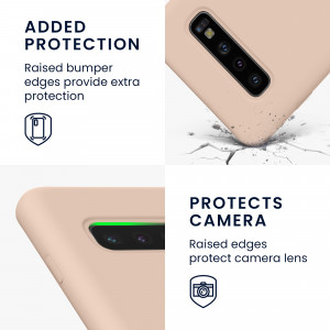 Husa kwmobile pentru Samsung Galaxy S10, Silicon, Roz, 47732.225 - Img 4