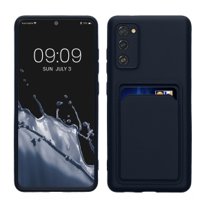Husa Kwmobile pentru Samsung Galaxy S20 FE, Albastru inchis, Silicon, KWM000013UH003C - Img 1