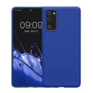 Husa Kwmobile pentru Samsung Galaxy S20 FE, Albastru, Silicon, KWM0000121L062C - Img 2