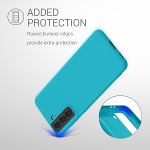 Husa Kwmobile pentru Samsung Galaxy S21, Albastru deschis, Silicon, KWM000012BS041C - Img 6