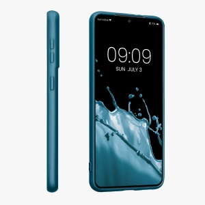 Husa Kwmobile pentru Samsung Galaxy S21, Albastru, Silicon, 54057.251 - Img 3