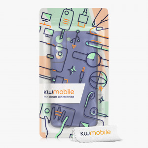 Husa Kwmobile pentru Samsung Galaxy S21 FE, Silicon, Albastru, 55485.64 - Img 7