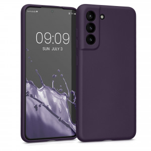 Husa Kwmobile pentru Samsung Galaxy S21 FE, Silicon, Mov, 55485.115 - Img 1