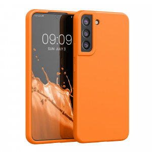 Husa kwmobile pentru Samsung Galaxy S22 Plus, Silicon, Portocaliu, 56761.150 - Img 1