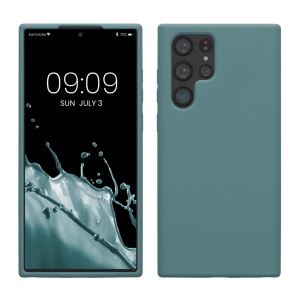 Husa Kwmobile pentru Samsung Galaxy S22 Ultra, Verde, Silicon, 56765.206 - Img 1