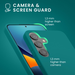 Husa Kwmobile pentru Samsung Galaxy S24, Verde, Silicon, KWM000021LM002C - Img 6