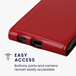 Husa Kwmobile pentru Samsung Galaxy Xcover 5, Rosu, Piele ecologica/Silicon, KWM000012NW003C - Img 3