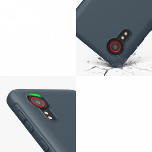 Husa Kwmobile pentru Samsung Galaxy Xcover 5, Silicon, Albastru, 54536.202 - Img 8