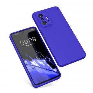 Husa Kwmobile pentru Xiaomi 11T/11T Pro, Silicon, Albastru, 56573.134 - Img 2