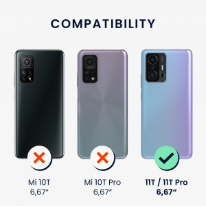 Husa Kwmobile pentru Xiaomi 11T/11T Pro, Silicon, Albastru, 56573.182 - Img 6