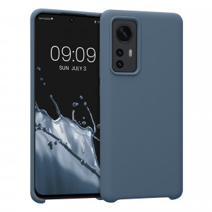 Husa Kwmobile pentru Xiaomi 12/12X, Silicon, Albastru, 56210.202 - Img 1