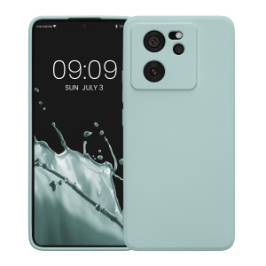 Husa Kwmobile pentru Xiaomi 13T/13T Pro, Verde deschis, Silicon, KWM000020IU003C - Img 2