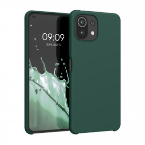 Husa Kwmobile pentru Xiaomi Mi 11 Lite 5G/11 Lite 5G NE, Silicon, Verde, 54730.169 - Img 1