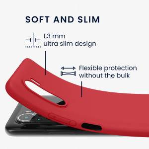 Husa Kwmobile pentru Xiaomi Mi 11i/Poco F3, Silicon, Rosu, 57026.208 - Img 3
